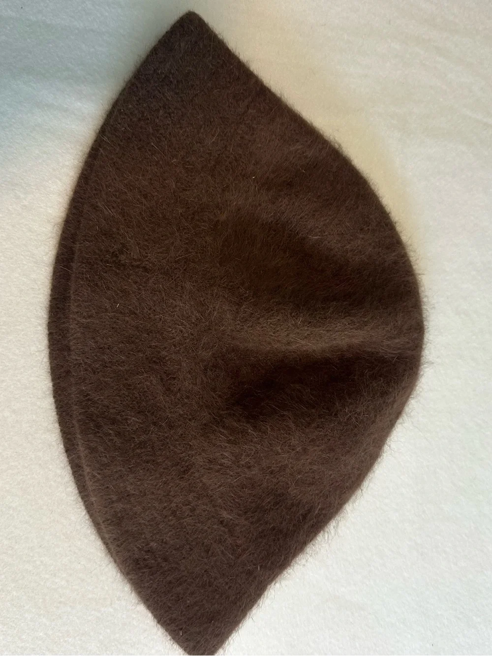 Angora Bucket Hat Brown